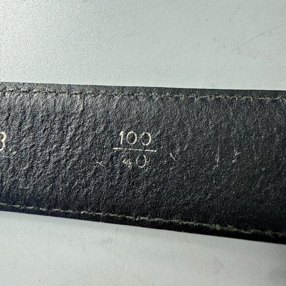 Vintage Andrea Saccardi Made in Italy Three-Section Leather Belt, 40/100 - Picture 10 of 12
